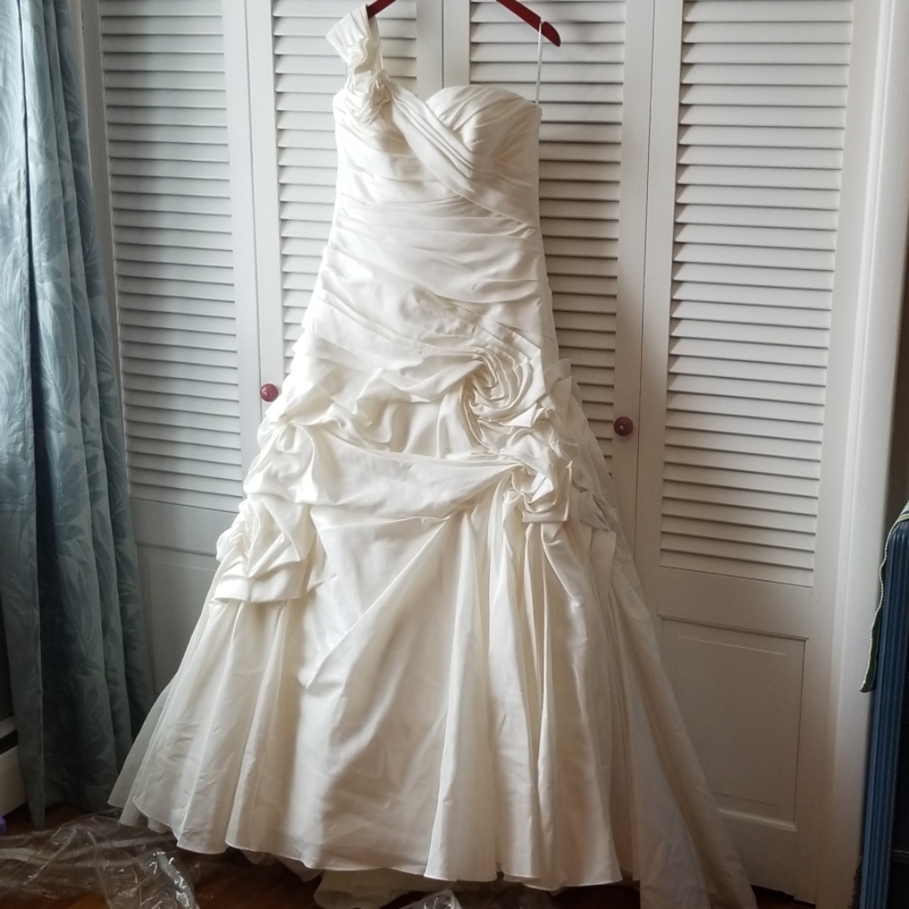 NWT Ellis Wedding Dress, Ivory, Size 14